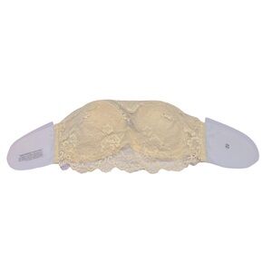 Elegant Cream Lace Bra Stick On Adhesive